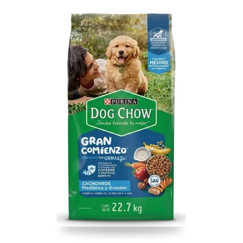 Dog Chow Salud 5 Estrellas Sin Colorantes 22.7 Kg Puppy